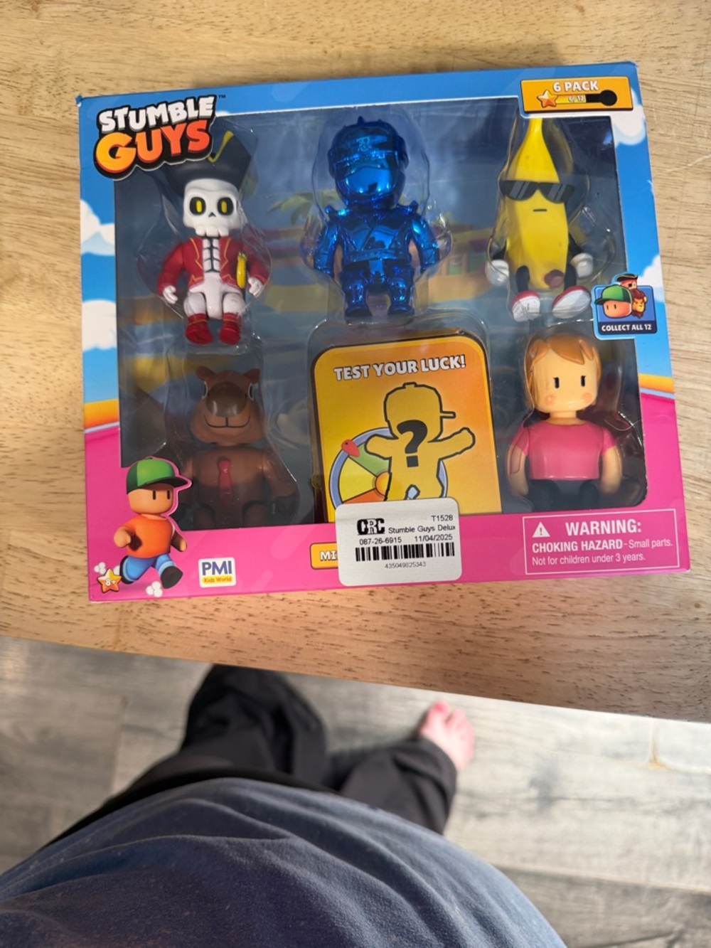 6-Pack Blind Box Figure Set - Blue, Yellow, Red, Brown, Pink, Silver (1)